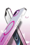 Mey İthalat®   iPhone 16E Glossy Magsafe Kapak - Pembe