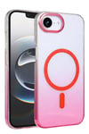 Mey İthalat®   iPhone 16E Glossy Magsafe Kapak - Pembe
