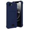 Mey İthalat®   iPhone 16E Kelvin Kartvizitli Silikon - Lacivert