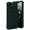 Mey İthalat®   iPhone 16E Kelvin Kartvizitli Silikon - Koyu Yeşil