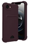 Mey İthalat®   iPhone 16E Kelvin Kartvizitli Silikon - Derin Mor