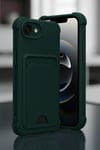 Mey İthalat®   iPhone 16E Kelvin Kartvizitli Silikon - Lacivert