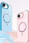 Mey İthalat®   iPhone 16E Live Diamond Magsafe Kapak - Sarı