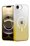 Mey İthalat®   iPhone 16E Pummel Shiny Magsafe Kapak - Gold