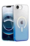Mey İthalat®   iPhone 16E Pummel Shiny Magsafe Kapak - Mavi