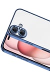 Mey İthalat®   iPhone 17  Lensli Silikon - Açık Mavi
