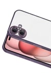 Mey İthalat®   iPhone 17  Lensli Silikon - Mor
