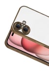 Mey İthalat®   iPhone 17  Lensli Silikon - Çöl Titanyum