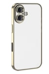 Mey İthalat®   iPhone 17  Lensli Silikon - Gold