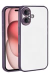 Mey İthalat®   iPhone 17  Lensli Silikon - Mor