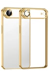 Mey İthalat®   iPhone 17 Air  Lensli Silikon - Gold