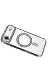 Mey İthalat®   iPhone 17 Air Joke Simli Magneticsafe Kılıf - Gümüş