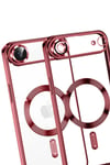 Mey İthalat®   iPhone 17 Air Kross Magneticsafe Kapak - Kırmızı