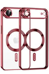 Mey İthalat®   iPhone 17 Air Kross Magneticsafe Kapak - Kırmızı