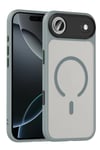 Mey İthalat®   iPhone 17 Air Megane Magsafe Kapak - Titan Gri