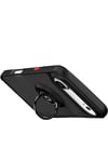 Mey İthalat®   iPhone 17 Air Montreal Yüzüklü Silikon Kapak - Siyah