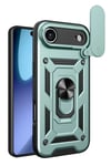Mey İthalat®   iPhone 17 Air Pars Lens Yüzüklü Silikon - Yeşil