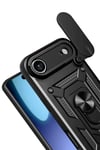 Mey İthalat®   iPhone 17 Air Pars Lens Yüzüklü Silikon - Siyah