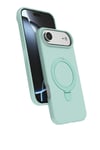 Mey İthalat®   iPhone 17 Air Regal Magsafe Standlı Kapak - Su Yeşili