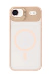 Mey İthalat®   iPhone 17 Air Remim Lensli Magsafe Standlı Kapak - Pembe