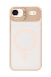 Mey İthalat®   iPhone 17 Air Remim Lensli Magsafe Standlı Kapak - Pembe