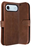 Mey İthalat®   iPhone 17 Air Trend S Plus Kapaklı Kılıf - Taba