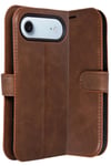 Mey İthalat®   iPhone 17 Air Trend S Plus Kapaklı Kılıf - Taba