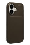 Mey İthalat®   iPhone 17 Auto Focus Karbon Kapak - Kahverengi