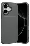 Mey İthalat®   iPhone 17 Auto Focus Karbon Kapak - Gri