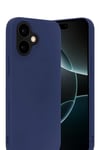 Mey İthalat®   iPhone 17 Nano içi Kadife Silikon - Lacivert