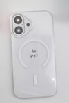 Mey İthalat®   iPhone 17 PC Blank Magsafe Kapak - Şeffaf