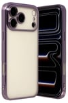Mey İthalat®   iPhone 17 Pro  Lensli Silikon - Mor