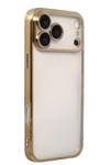 Mey İthalat®   iPhone 17 Pro  Lensli Silikon - Gold