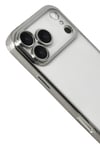 Mey İthalat®   iPhone 17 Pro  Lensli Silikon - Gümüş