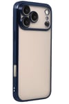 Mey İthalat®   iPhone 17 Pro  Lensli Silikon - Lacivert
