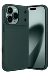 Mey İthalat®   iPhone 17 Pro Auto Focus Karbon Kapak - Koyu Yeşil