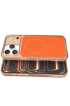 Mey İthalat®   iPhone 17 Pro Bruma Magsafe Kapak - Turuncu