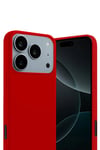Mey İthalat®   iPhone 17 Pro First Silikon - Kırmızı