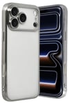Mey İthalat®   iPhone 17 Pro Max  Lensli Silikon - Gümüş