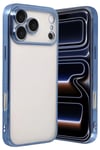 Mey İthalat®   iPhone 17 Pro Max  Lensli Silikon - Açık Mavi