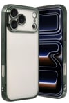 Mey İthalat®   iPhone 17 Pro Max  Lensli Silikon - Yeşil