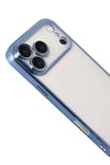 Mey İthalat®   iPhone 17 Pro Max  Lensli Silikon - Açık Mavi
