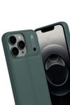 Mey İthalat®   iPhone 17 Pro Max Auto Focus Kapak - Koyu Yeşil