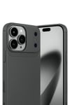Mey İthalat®   iPhone 17 Pro Max Auto Focus Karbon Kapak - Gri