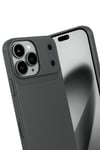 Mey İthalat®   iPhone 17 Pro Max Auto Focus Karbon Kapak - Gri
