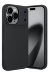 Mey İthalat®   iPhone 17 Pro Max Auto Focus Karbon Kapak - Siyah