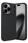 Mey İthalat®   iPhone 17 Pro Max Auto Focus Karbon Kapak - Siyah