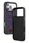 Mey İthalat®   iPhone 17 Pro Max Bright Simli Kapak - Derin Mor