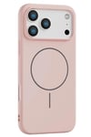 Mey İthalat®   iPhone 17 Pro Max Jully Magsafe Kapak - Pudra