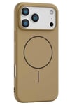 Mey İthalat®   iPhone 17 Pro Max Jully Magsafe Kapak - Çöl Titanyum